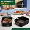Heißluftfritteuse Zubehör, Airfryer Zubehör für Philips Produktbild-Vorschau 2