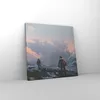 Bild auf Leinwand - Leinwandbild - Kosmos Planet - 30x30cm Produktbild-Vorschau 4