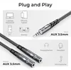 deleyCON AUX Audio Klinke Y Adapter Splitter 3,5mm Produktbild-Vorschau 2