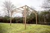 Pergola 8,88 m² – Bois Thermochauffé – Toit Plat Voir les images du produit 2