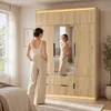 Flieks Kleiderschrank mit Kleiderstange, Garderobe mit Produktbild-Vorschau 3