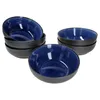 Reactive Glaze Navy Blue Zestaw 6 misek Miska 500ml Miska Podgląd zdjęcia produktu 1