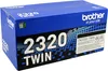 čierny toner brother TN-2320TWIN, sada 2 ks Náhľad obrázku produktu 6