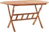 vidaXL Tavolo da giardino pieghevole 135x85x75 cm in legno Anteprima dell’immagine prodotto 7