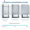 Sekey Alu-Jalousie Silber 70x130cm Aluminium-Jalousie ohne Produktbild-Vorschau 7