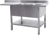 SARO Spülcenter 2 Becken rechts - B 1800 x T 700 mm Produktbild-Vorschau 3