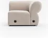 Ecksofa L-Form Beige Eckgarnitur Möbel Textil Stil 405x315 Produktbild-Vorschau 5