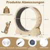 Roue d'exercice pour chat COSTWAY, 101 x 35 x 106 cm, roue Voir les images du produit 3
