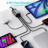 200W GaN snellader met EU-stekker – 6 poorten (3x USB-C + Productafbeelding-voorbeeld 9