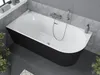 Mexen Mia Badewanne freistehend links 180 x 80 cm, Produktbild-Vorschau 3