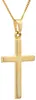 Gold Anhänger Kreuz mit Goldkette massiv 585 - 14 Karat Produktbild-Vorschau 3