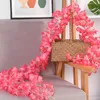 1,8 m 256 Simulierte kš¹nstliche Sakura Blumengirland Produktbild-Vorschau 2