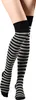 Yenita® Overknee Strümpfe 36-41 schwarz-grau Produktbild-Vorschau 2