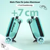 Kidiyana Kinder Scooter mit Koffer Grün + Kinderhelm S Grün Produktbild-Vorschau 6