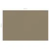 vidaXL Tappeto per tenda 400x600 cm color tortora Anteprima dell’immagine prodotto 11