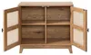 Calicosy - Credenza 2 ante in rattan naturale L 80 cm - Anteprima dell’immagine prodotto 4