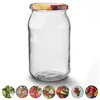Einmachglas mit Schraubverschluss 900ml 6 Stk Produktbild-Vorschau 2