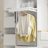 SoBuy Wasmachinekast Wit Met Lades en Planken, Productafbeelding-voorbeeld 6