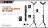 TECPO Duo LED Baustrahler 5000 Lumen Kabelloser Produktbild-Vorschau 2