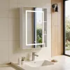 INONEFT, armario espejo para baño con iluminación, armario Vista previa de la imagen del producto 1