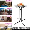 LARS360 klappbar Stehtisch Ø 80 cm Rund Bistrotisch outdoor Produktbild-Vorschau 3
