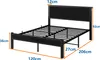 MODFU Manželská postel 140x200, platformový rám s 13 Náhled obrázku produktu 6