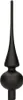 Christbaumspitze Glas 26cm schwarz matt Produktbild-Vorschau 3