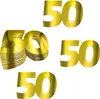 Oblique Unique XXL Konfetti Zahl 50 Deko für goldene Produktbild-Vorschau 1
