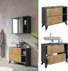 Mobiletto per lavabo Vicco Leano Antracite/quercia di Anteprima dell’immagine prodotto 2
