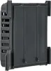 A side view of a black rectangular filter, likely for a refrigerator. The filter has a slotted side and a textured main body with two vertical raised lines. Produktbild-Vorschau