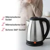 Lehmann roestvrijstalen waterkoker, 1,8 liter, 2200 W, Productafbeelding-voorbeeld 14