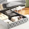 MODFU Čalouněná postel Boxspring hydraulická 140 × 200 cm s Náhled obrázku produktu 3