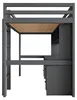 Hochbett 90 x 200 cm für Kinder mit Schreibtisch, 4 Produktbild-Vorschau 11
