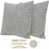 Selfitex 2er Set Couchkissen 40x40 cm, Sofakissen mit Produktbild-Vorschau 3