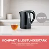 Severin WK 3498, 1,5 L, 2200 W, Čierna, Kov, Plast, Náhľad obrázku produktu 9