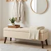 BEALIFE Čalúnená lavica s úložným priestorom 110 x 39 x 45 Náhľad obrázku produktu 9