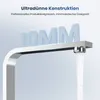 A close-up of a modern faucet with water flowing, with large 3D text indicating a feature. Anteprima dell’immagine prodotto