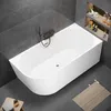 Corciano Vorwandbadewanne Pula Rechts 170x80 cm Weiß | Produktbild-Vorschau 1
