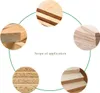 Nut-Und-Feder-Schlagmesser-Set 2er-Set, Professionelles Produktbild-Vorschau 4