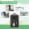 GIHAUVIA Garage à vélos résistant aux intempéries Remise à Voir les images du produit 4