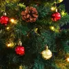 vidaXL Albero di Natale artificiale con luci e palline Anteprima dell’immagine prodotto 10