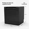 Klarstein Mini zmywarka na 8 kompletów, Cicha mała zmywarka Podgląd zdjęcia produktu 6