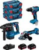 Bosch Profi Set GBH 22+ GSR 65+ GWS 8 Professional blau 2x Náhled obrázku produktu 2