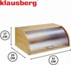 Chlebak Pojemnik Bambusowy Na Pieczywo Klausberg Kb-7874 Podgląd zdjęcia produktu 16
