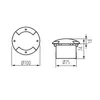 Kanlux 7281 ROGER DL-2LED6 Bodeneinbaustrahler Produktbild-Vorschau 3