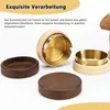 2 Stück Holz Aschenbecher mit Deckel und Produktbild-Vorschau 6