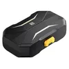 A black tool case with yellow accents and white stripes. Voir les images du produit