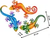 Kobolo Wand-Deko Gekko Gecko Eidechse Echse XXL - 3er Set - Produktbild-Vorschau 2