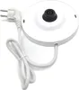 A white electric kettle power base with a power cord and plug. Podgląd zdjęcia produktu