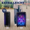 MuchoWow® Koffer Handgepäck Trolley Rollkoffer Kleine Produktbild-Vorschau 5